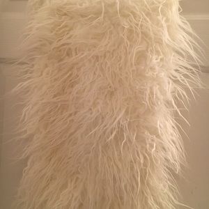 12x20 white fluffy pillow case